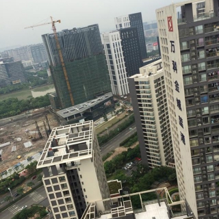 萬科金域藍(lán)灣高空圖片